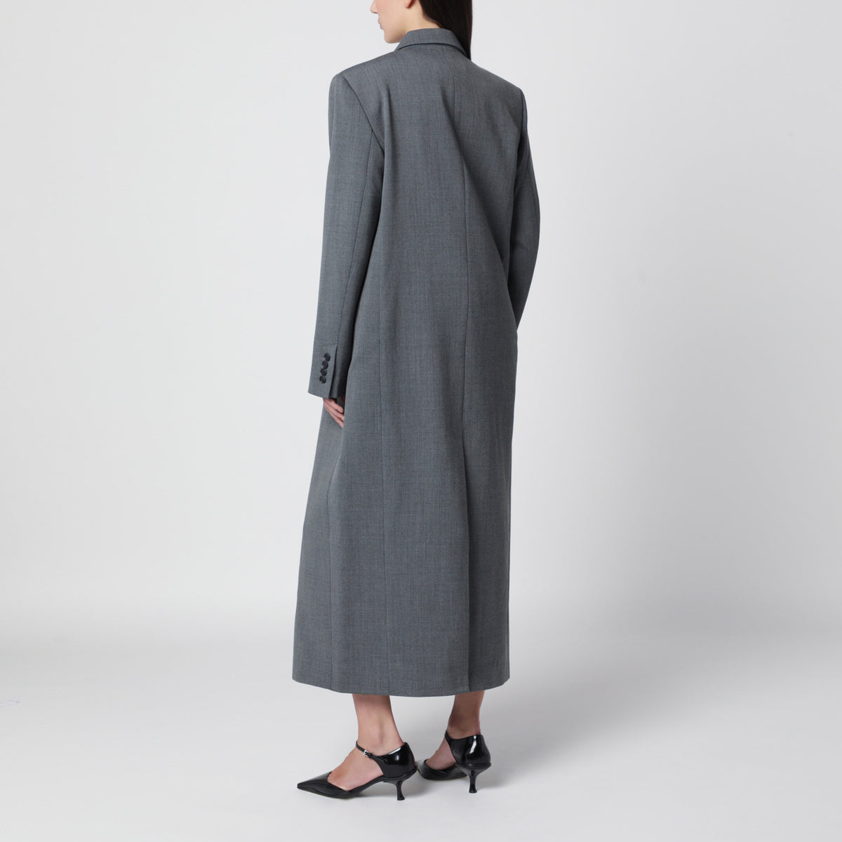 Margot langer Blazer aus grauem