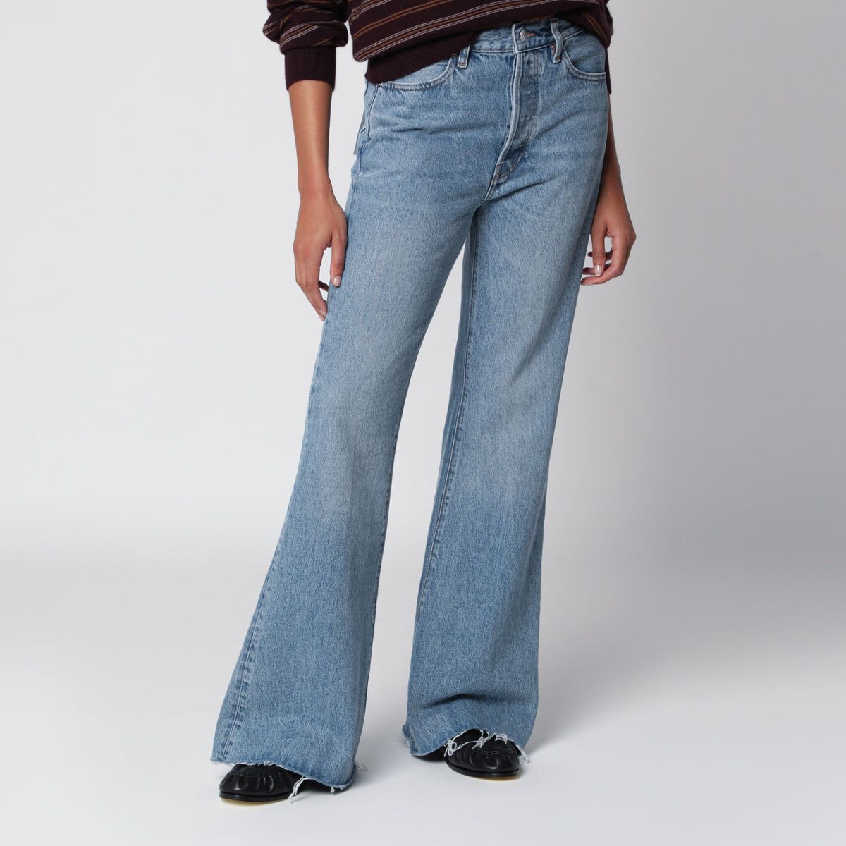 Hellblaue The Lax Jeans mit Washed-Effekt