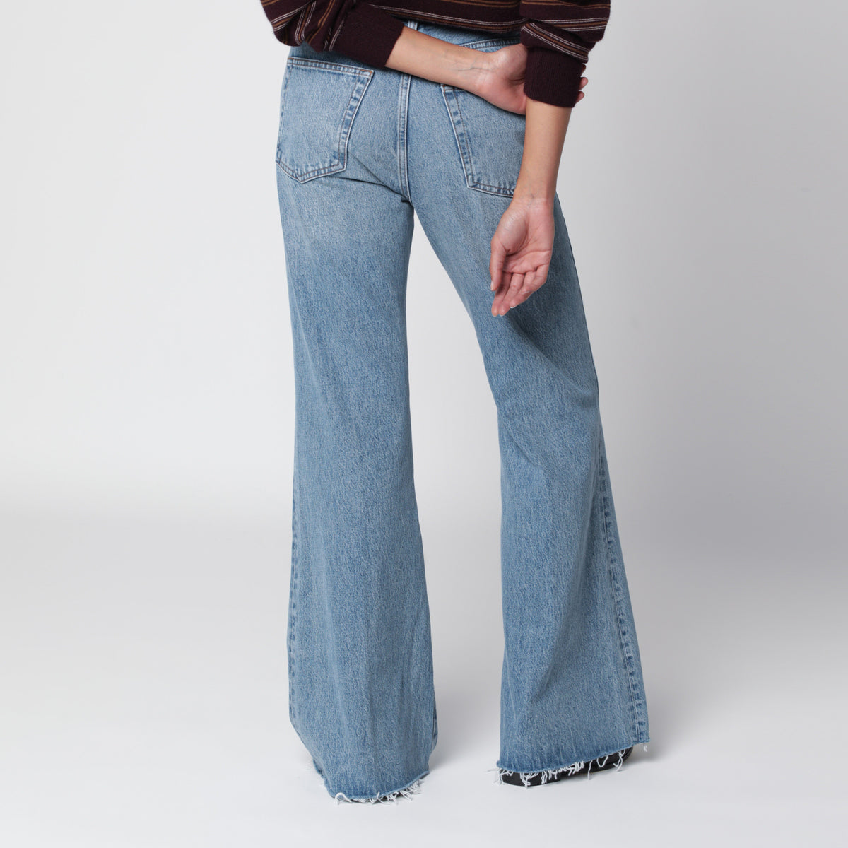 Hellblaue The Lax Jeans mit Washed-Effekt