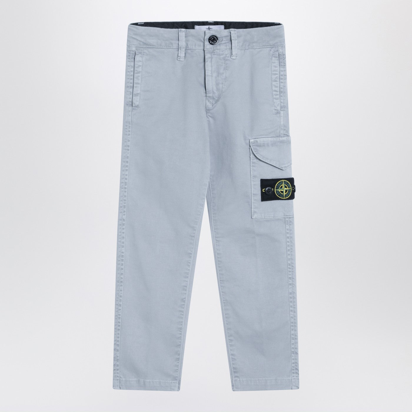 Pantalon en coton de couleur poudrée