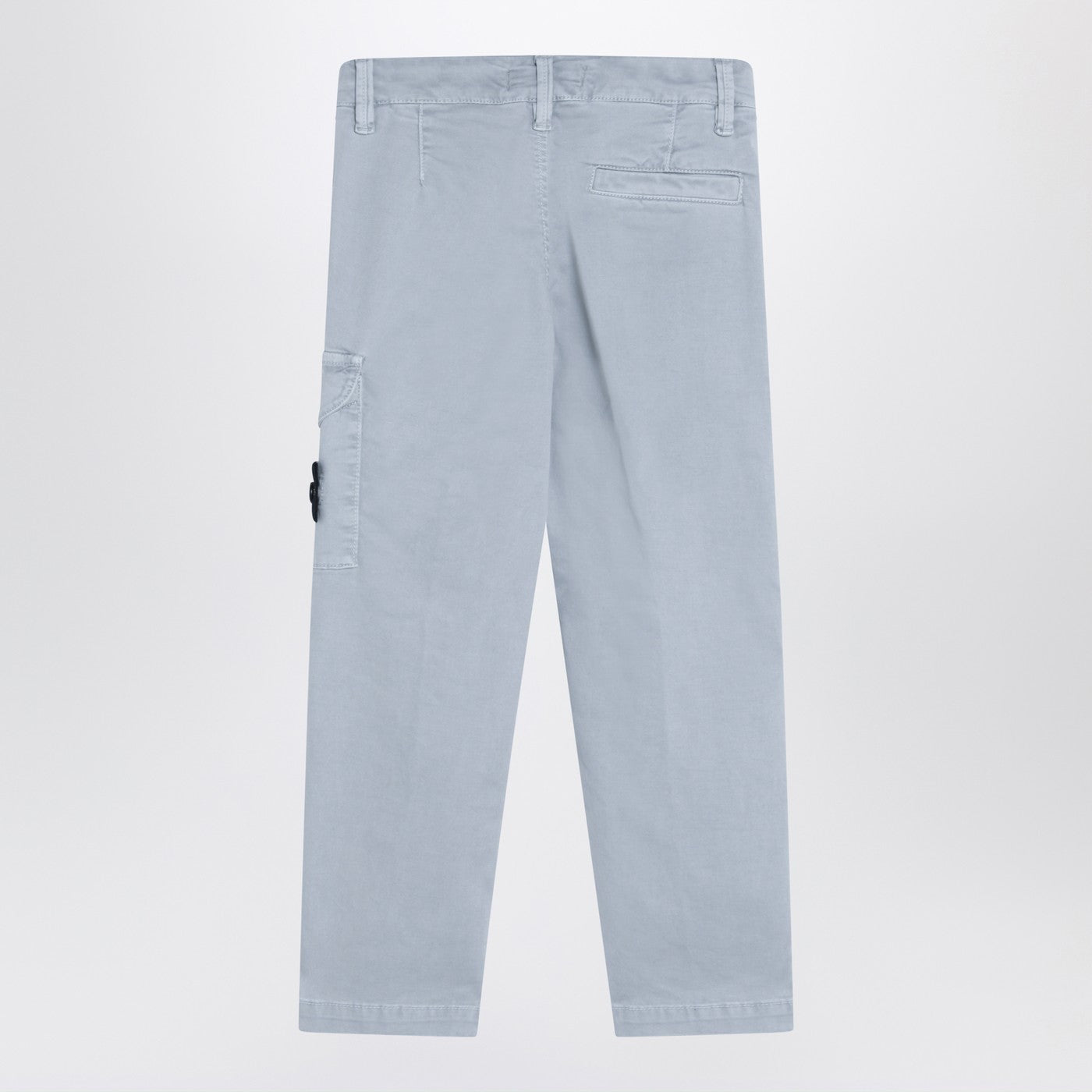 Pantalon en coton de couleur poudrée