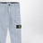 Pantalon en coton de couleur poudrée
