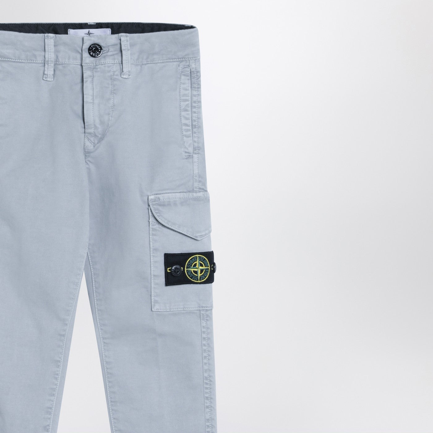 Pantalon en coton de couleur poudrée