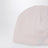 Cuffia rosa chiara in cotone con logo
