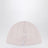 Light pink cotton bonnet with logo