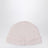Light pink cotton bonnet with logo