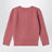 Gilet rose en maille torsadée fine de coton