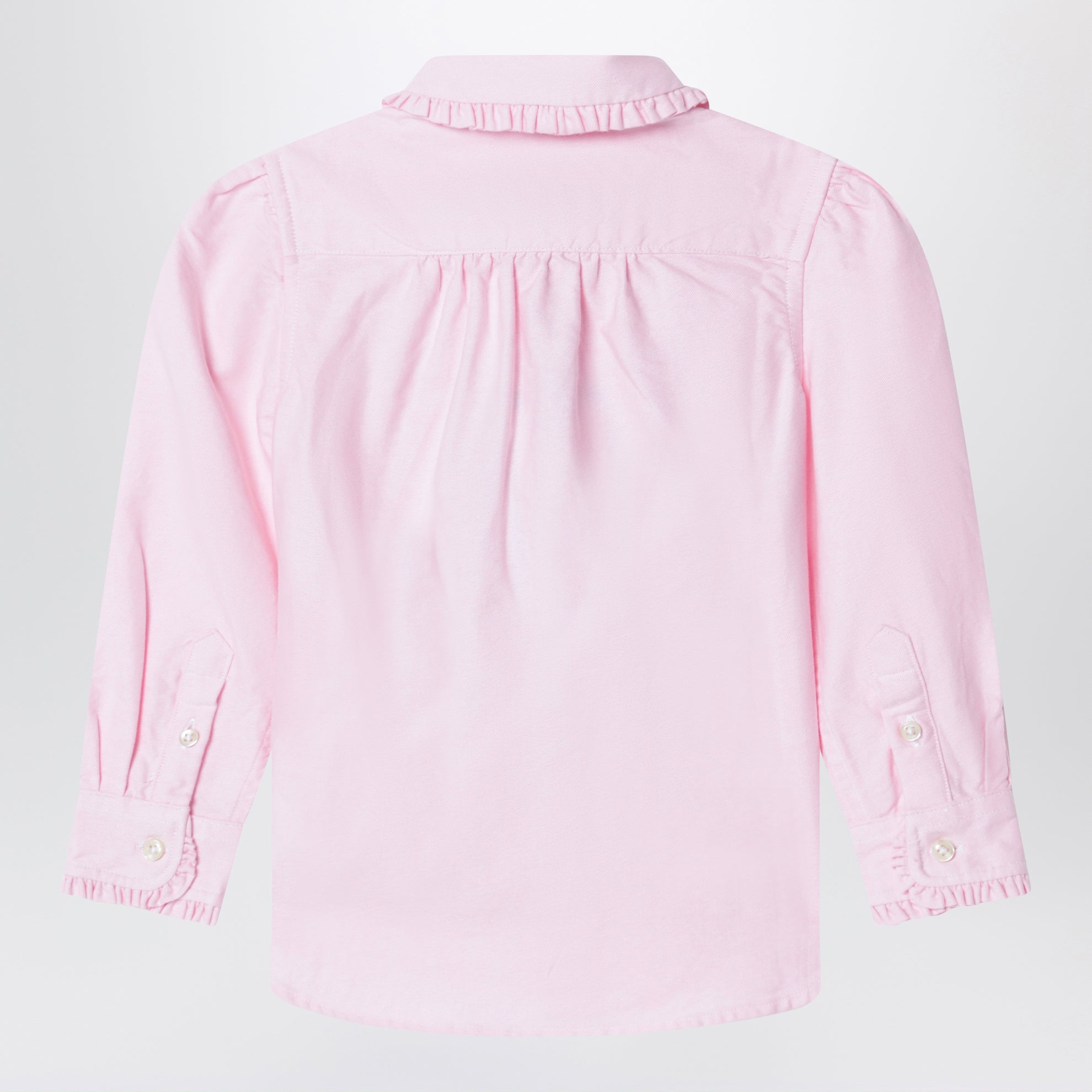 Rosa Hemd mit Volants