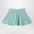 Aquamarine cotton mini skirt