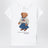 White cotton Polo Bear T-shirt