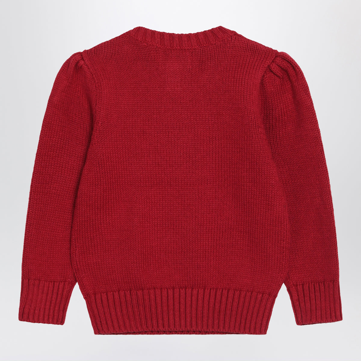 Pull Polo Bear rouge en coton