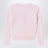 Rosa Baumwoll-Cardigan mit feinem Zopfmuster