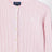 Rosa Baumwoll-Cardigan mit feinem Zopfmuster