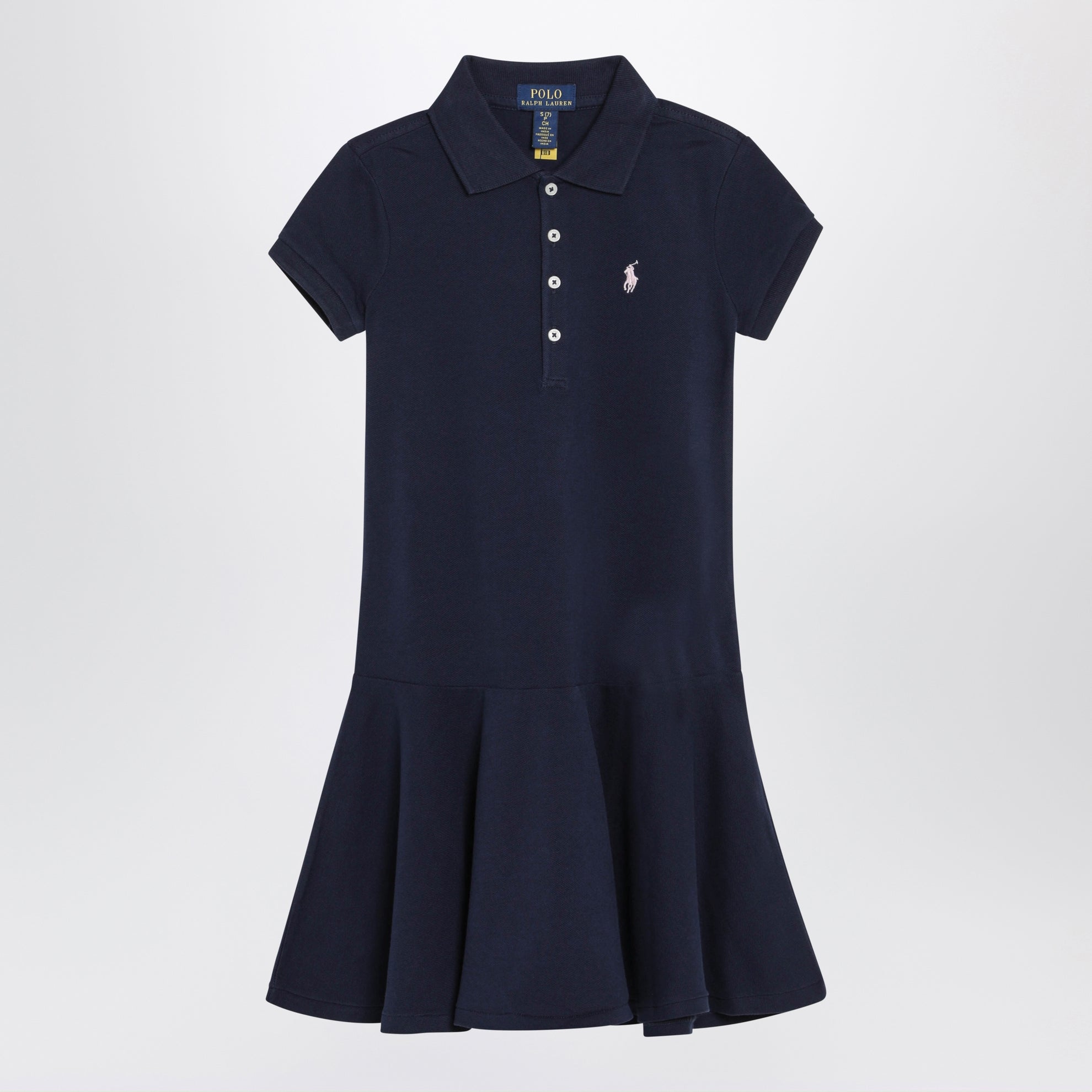 Robe en coton bleu