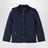 Marineblaue gesteppte Barn Jacket