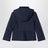 Marineblaue gesteppte Barn Jacket