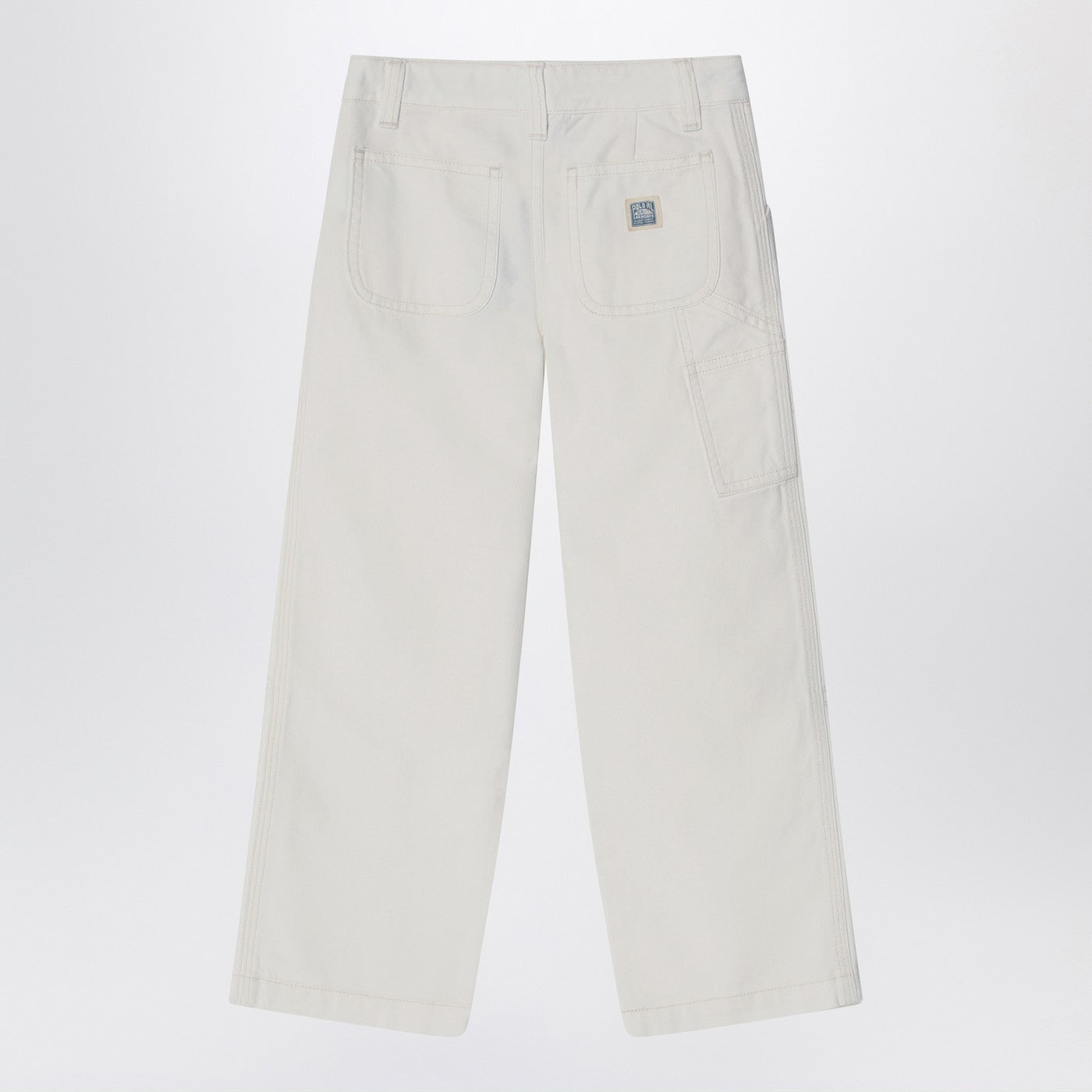 White cotton trousers