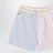 Short à rayures color-block