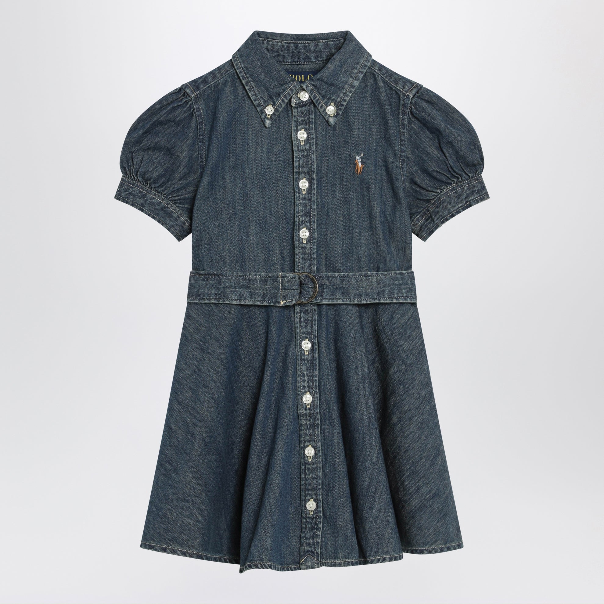 Dark blue denim dress