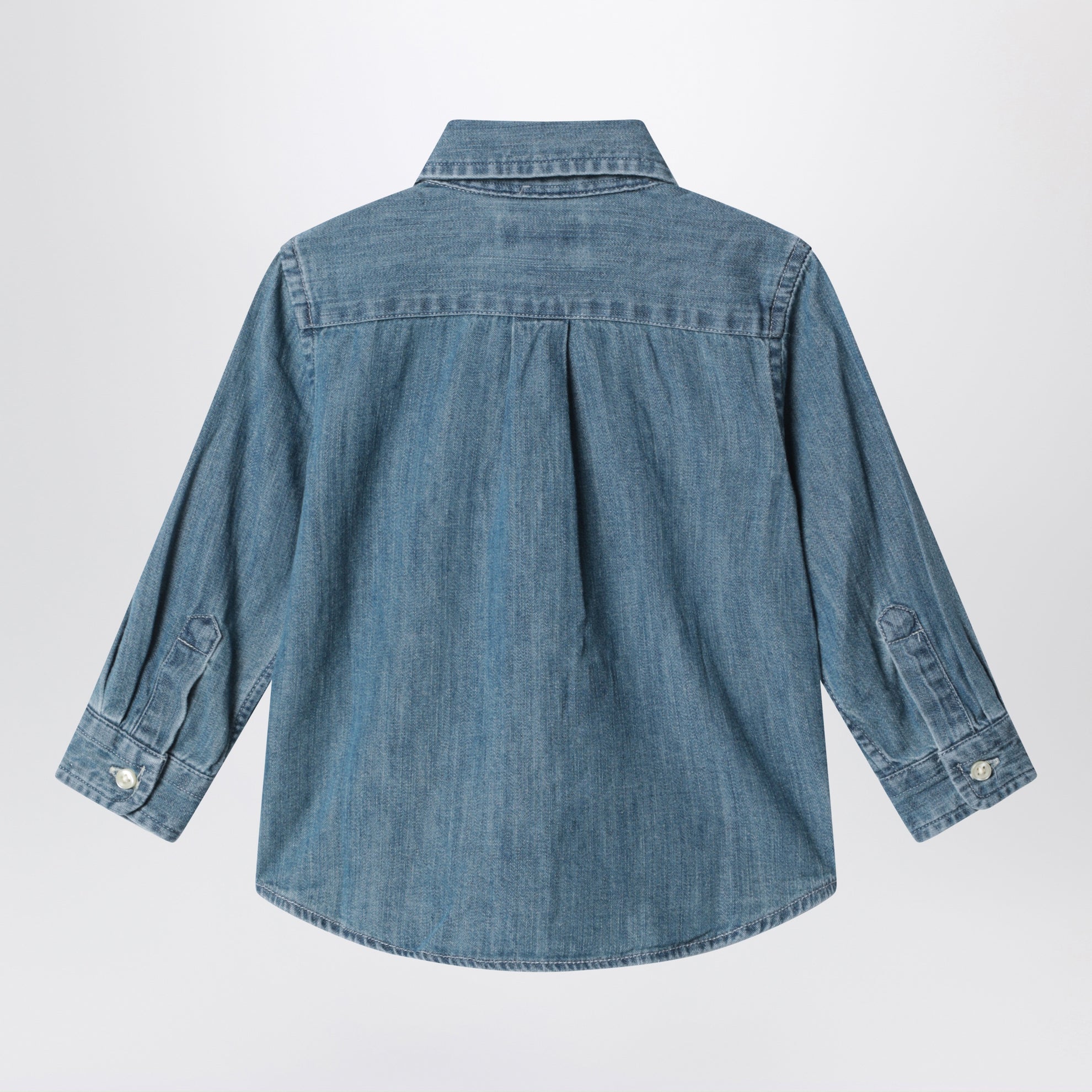 Camicia blu in denim