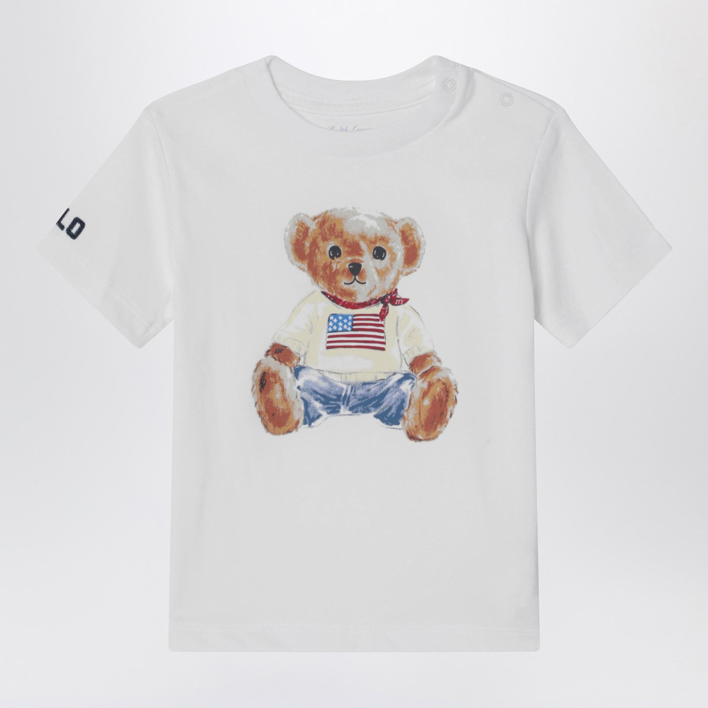 Weißes Polo Bear T-Shirt