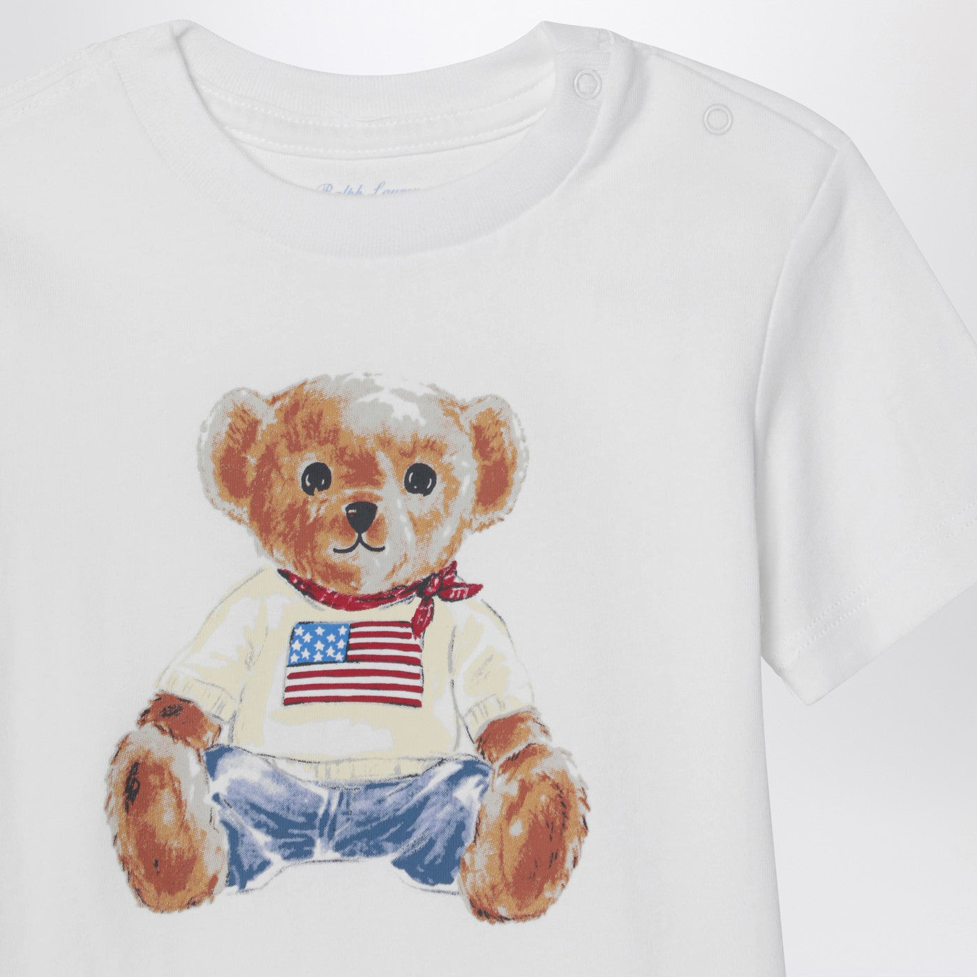 Weißes Polo Bear T-Shirt