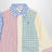 Color-block cotton two-piece set