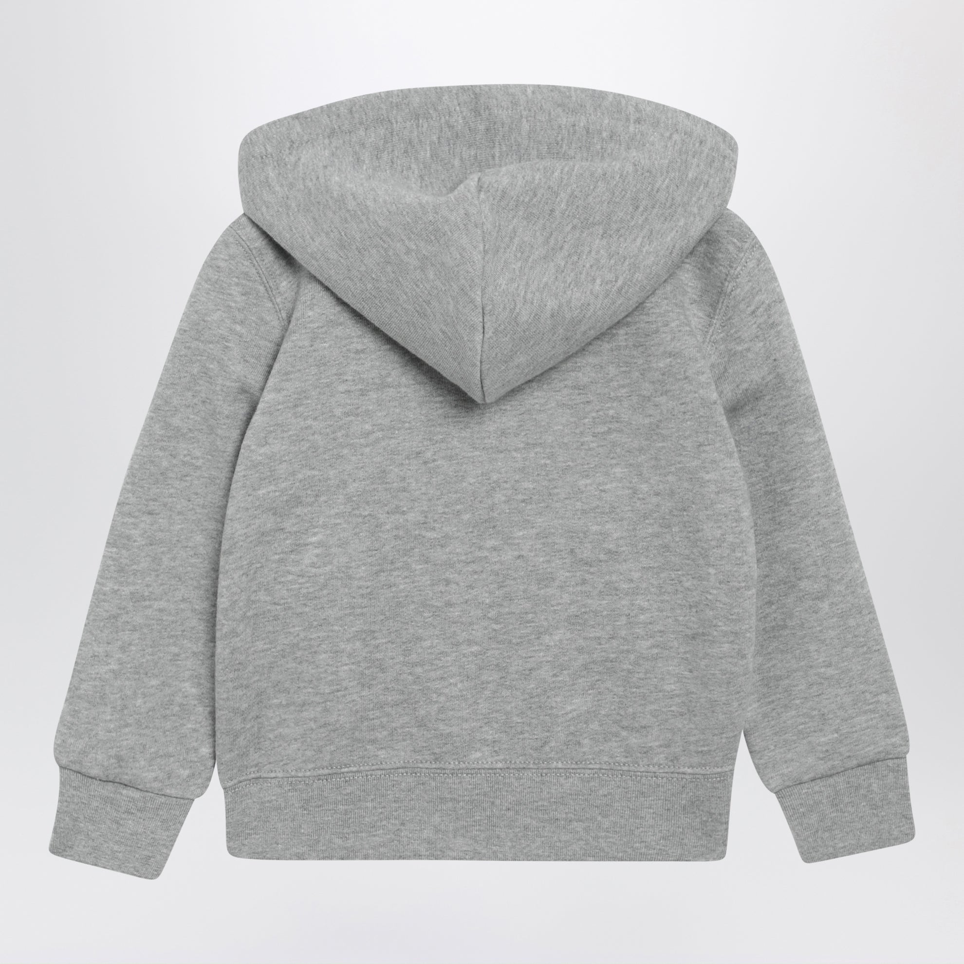 Grey zip-up hoodie