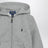 Grey zip-up hoodie