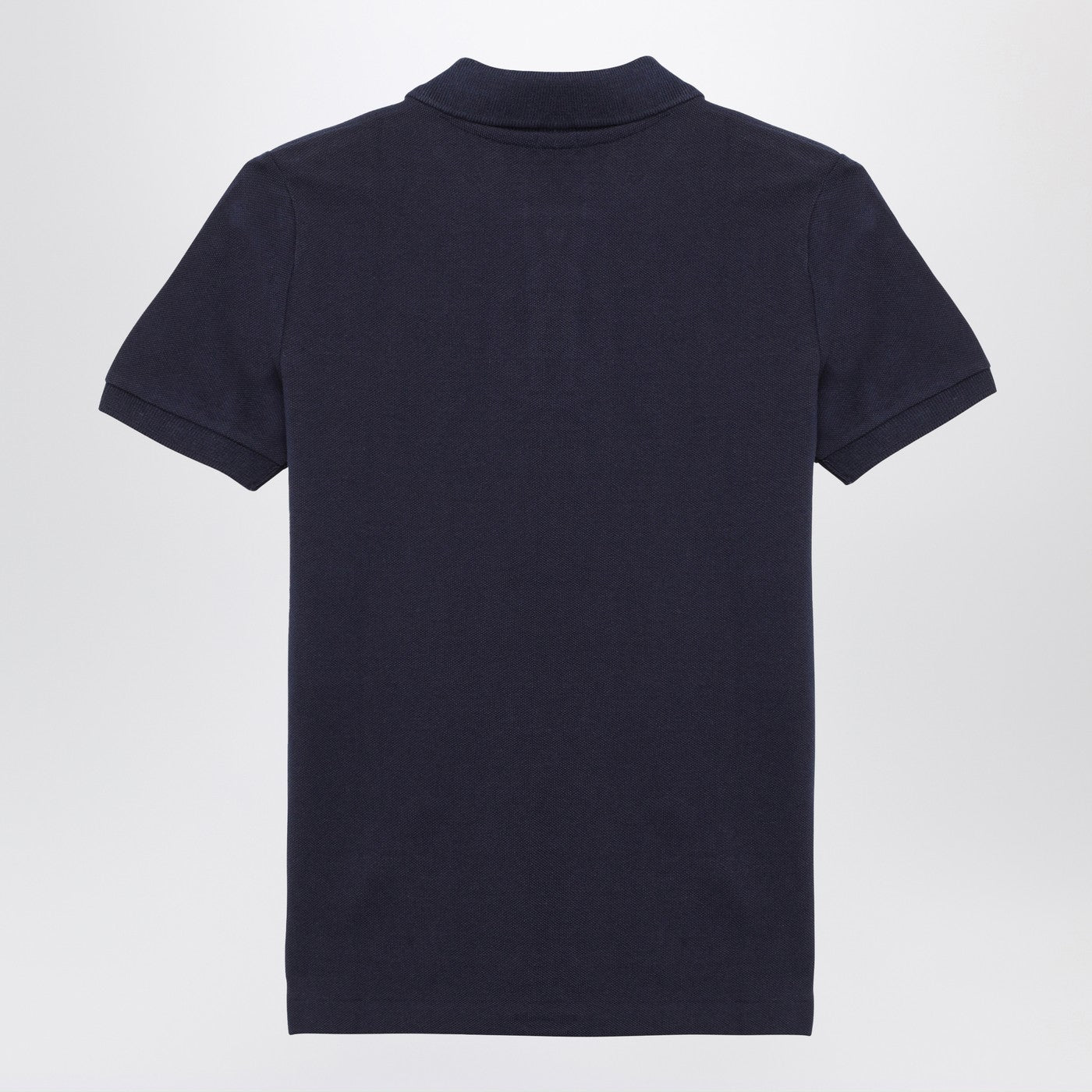 Polo blu navy in cotone con logo