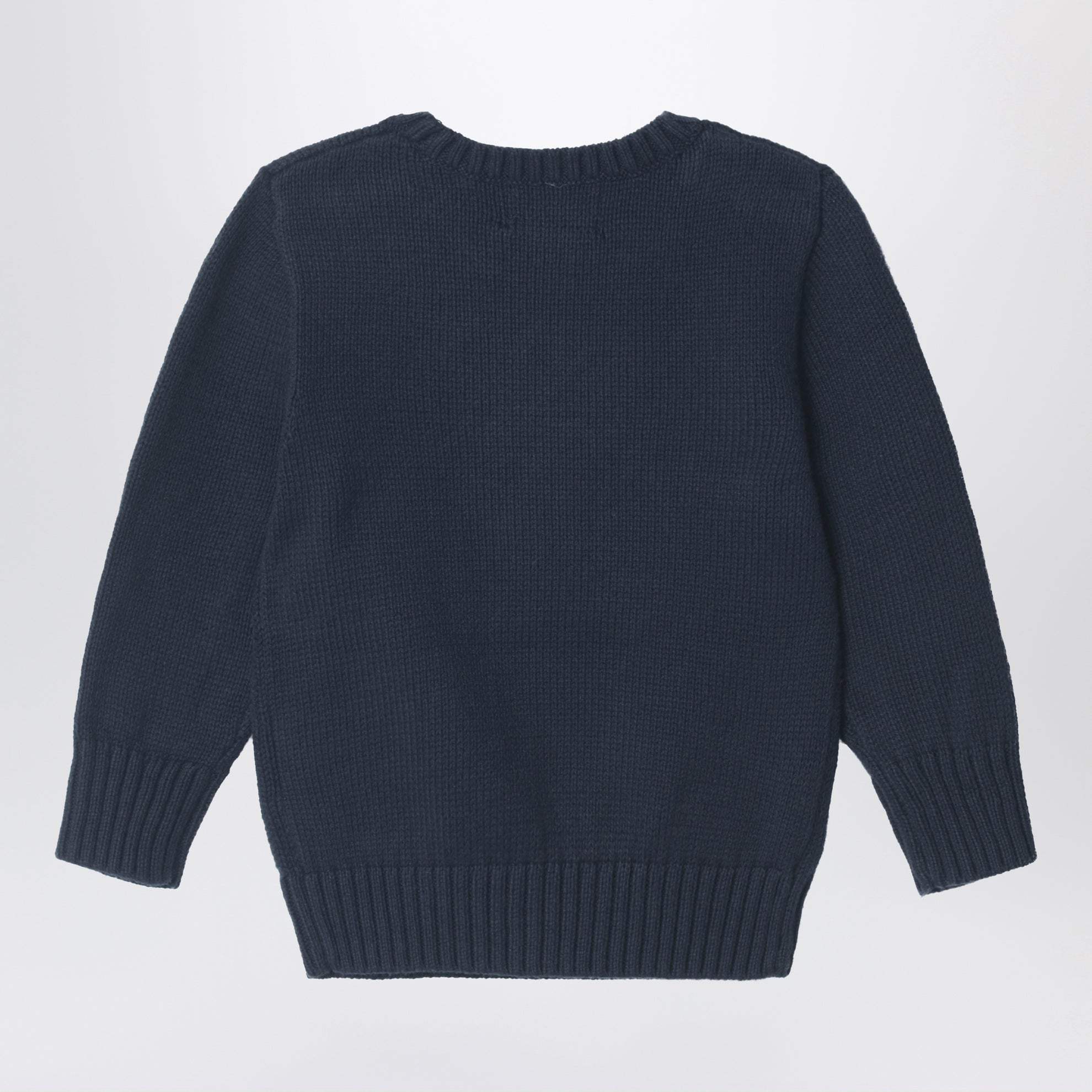 Maglione Polo Bear blu navy in cotone