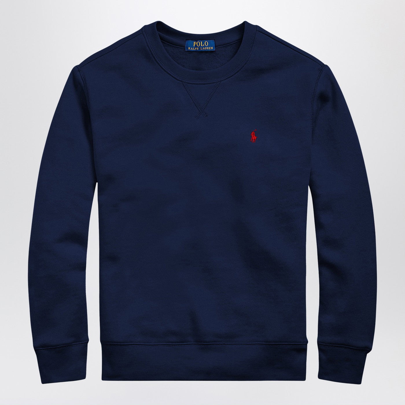Felpa blu navy in misto cotone