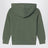 Olive green hooded sweatshirt