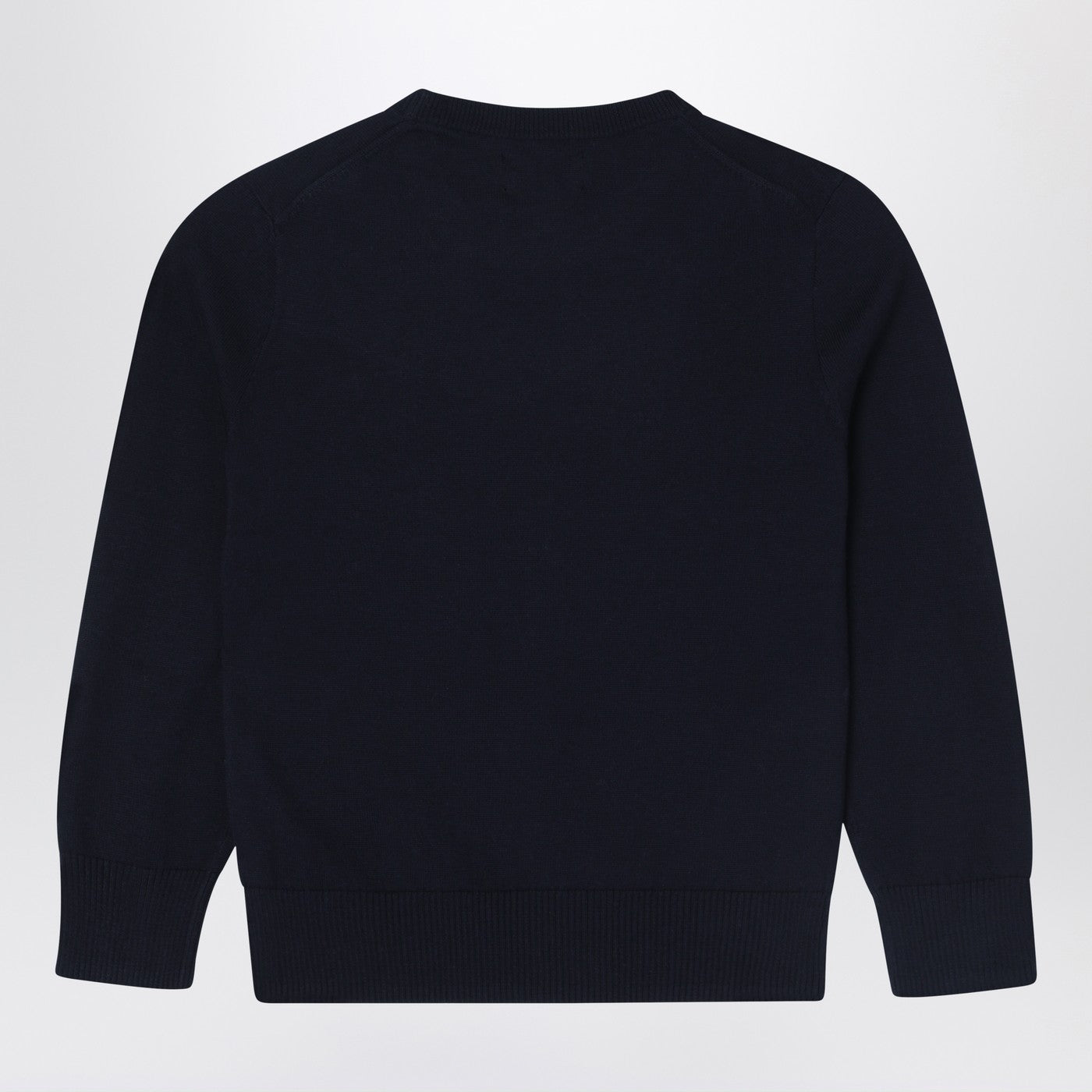 Maglione blu navy in cotone