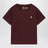 T-shirt a maniche corte bordeaux scuro