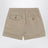 Khaki cotton shorts