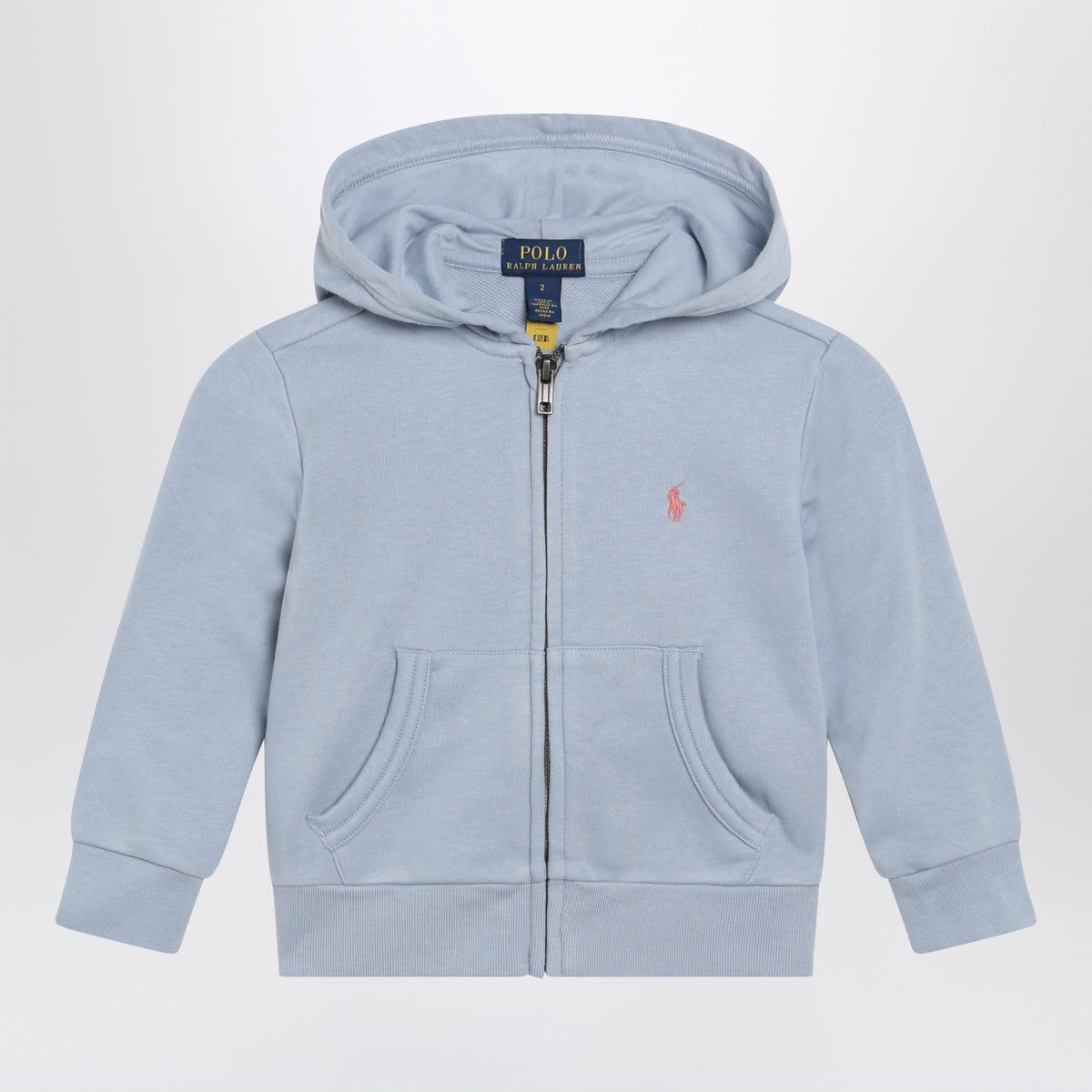 Polo Ralph Lauren Light blue zip hoodie | TheDoubleF