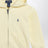 Sweat zippé jaune clair