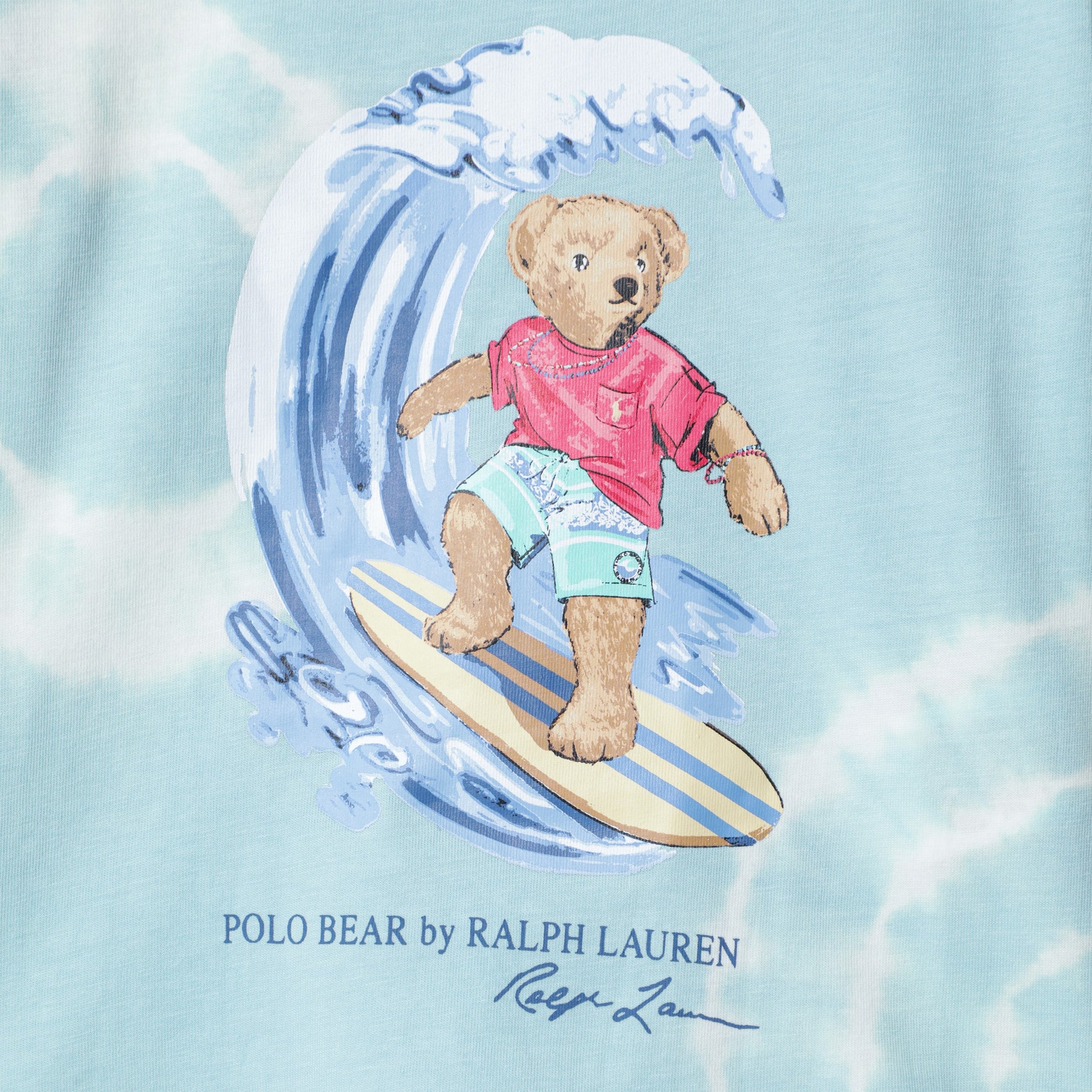 T-shirt Polo Bear en coton tie-dye