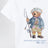 Weißes Polo Bear T-Shirt aus Baumwolle