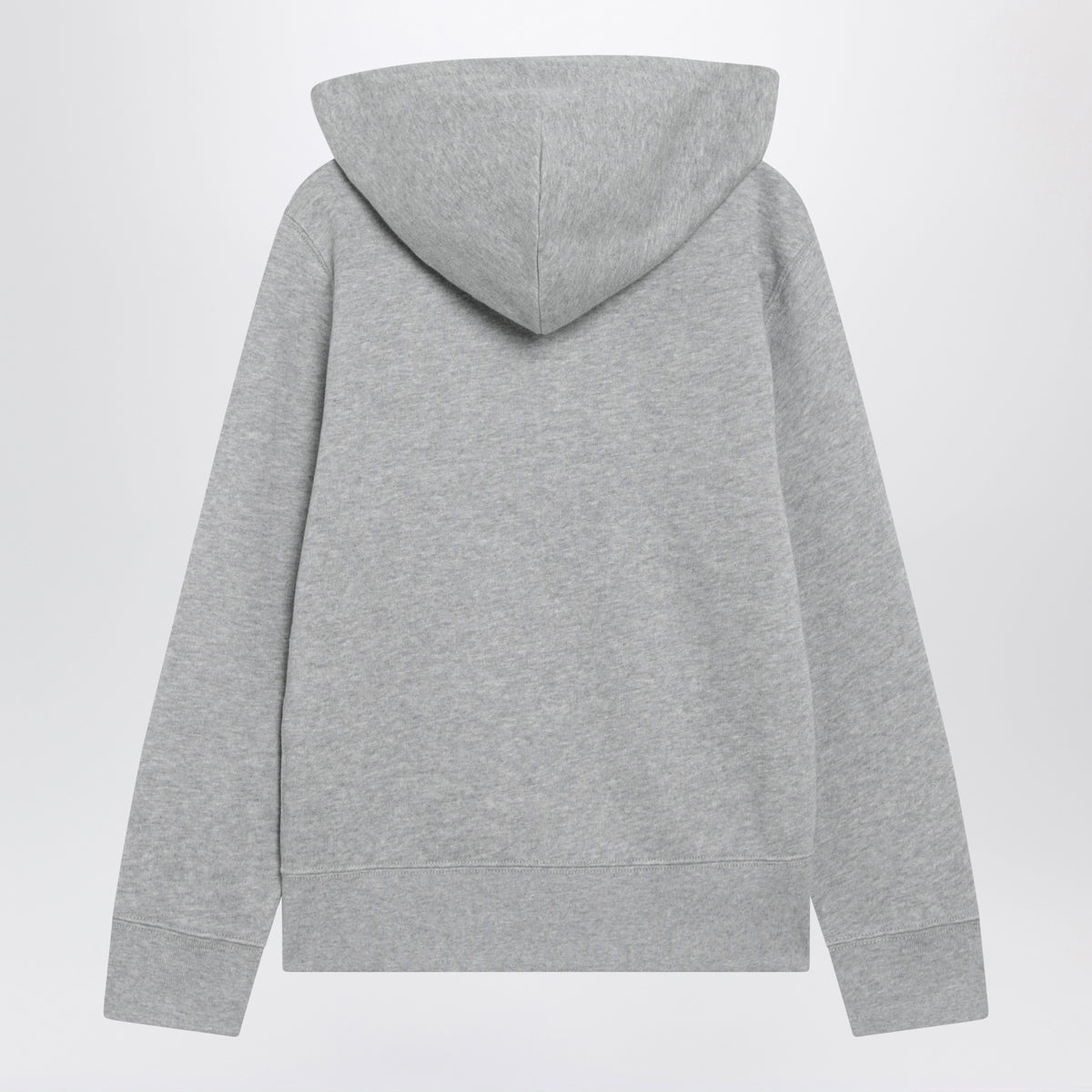 Grey zip-up hoodie