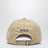 Cappello da baseball beige in cotone