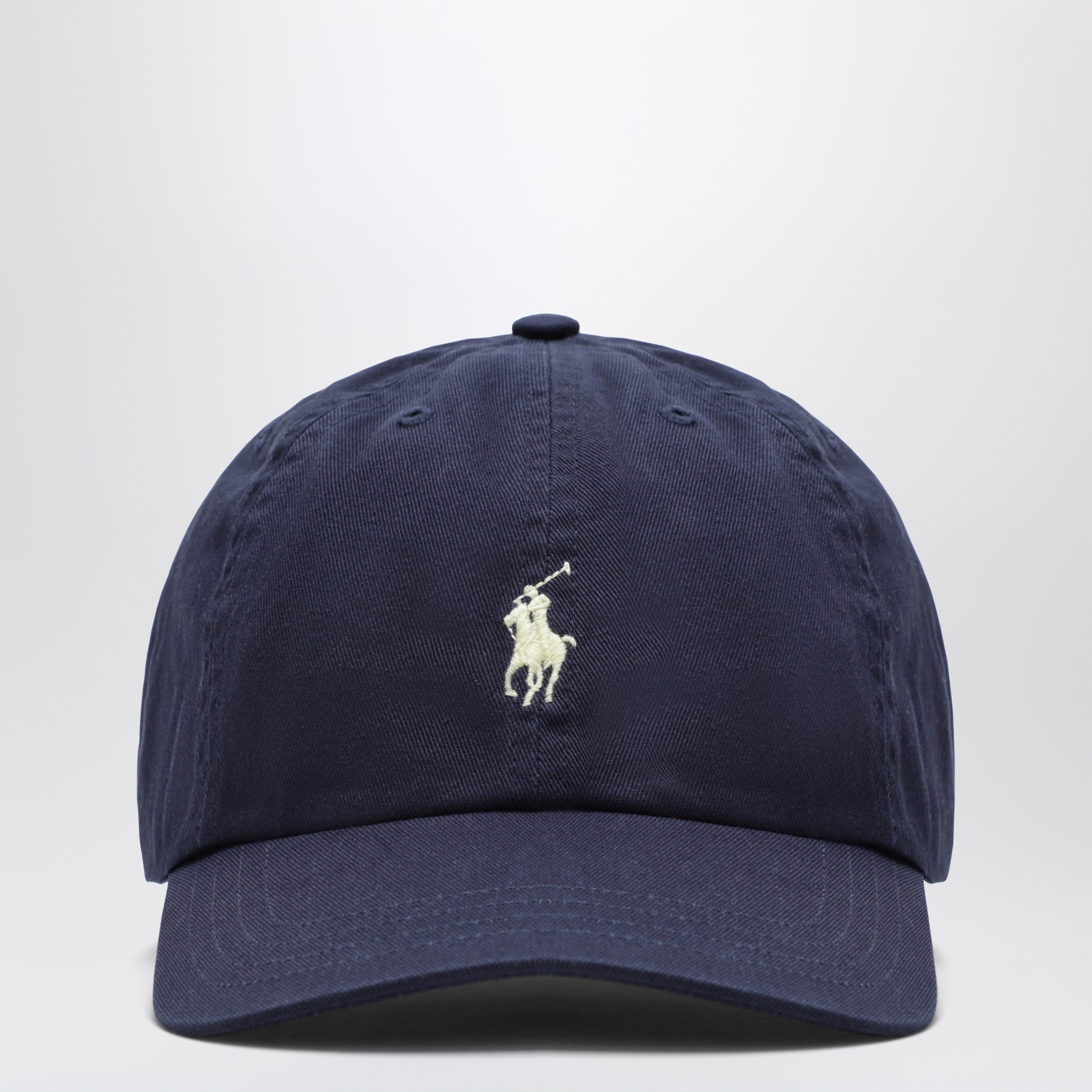 Cappello da baseball blu navy in cotone