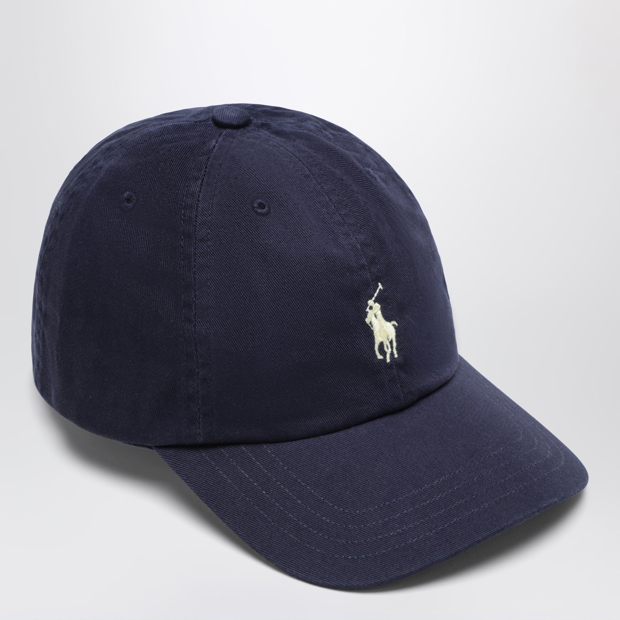 Cappello da baseball blu navy in cotone