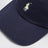 Cappello da baseball blu navy in cotone