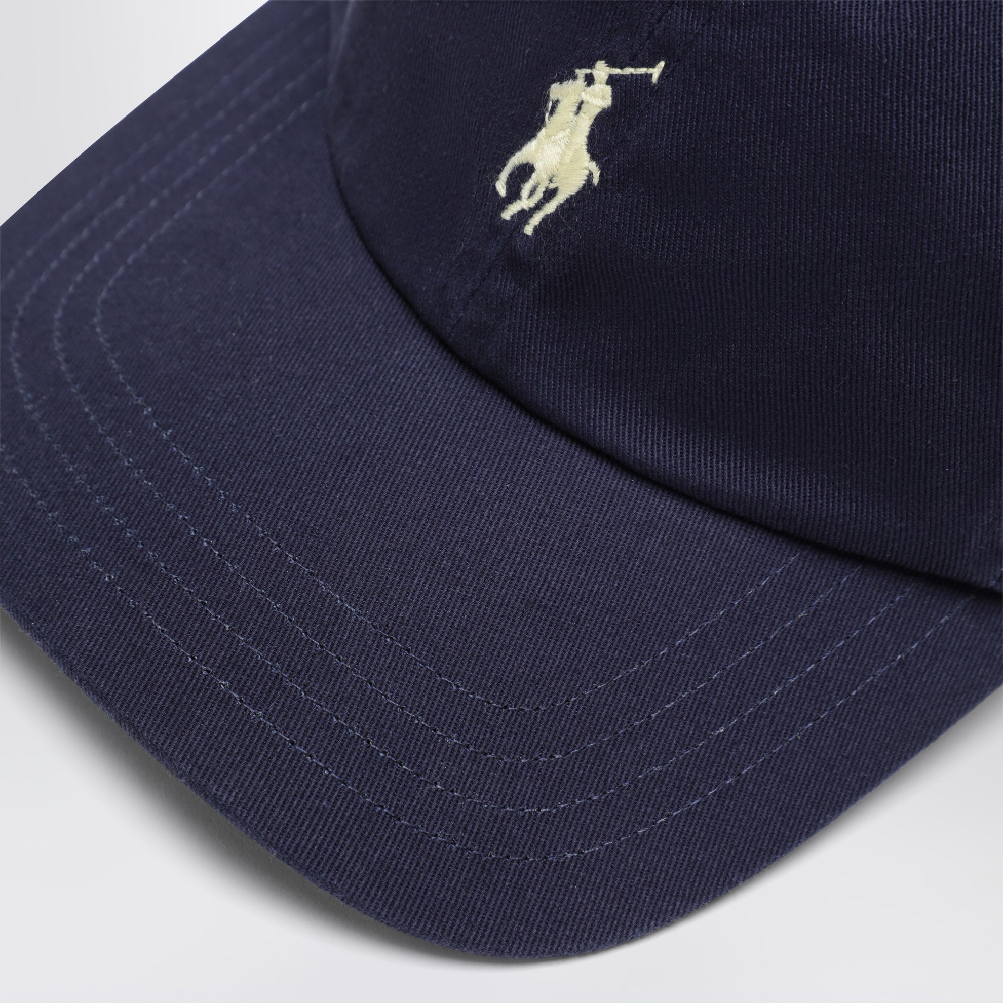 Cappello da baseball blu navy in cotone
