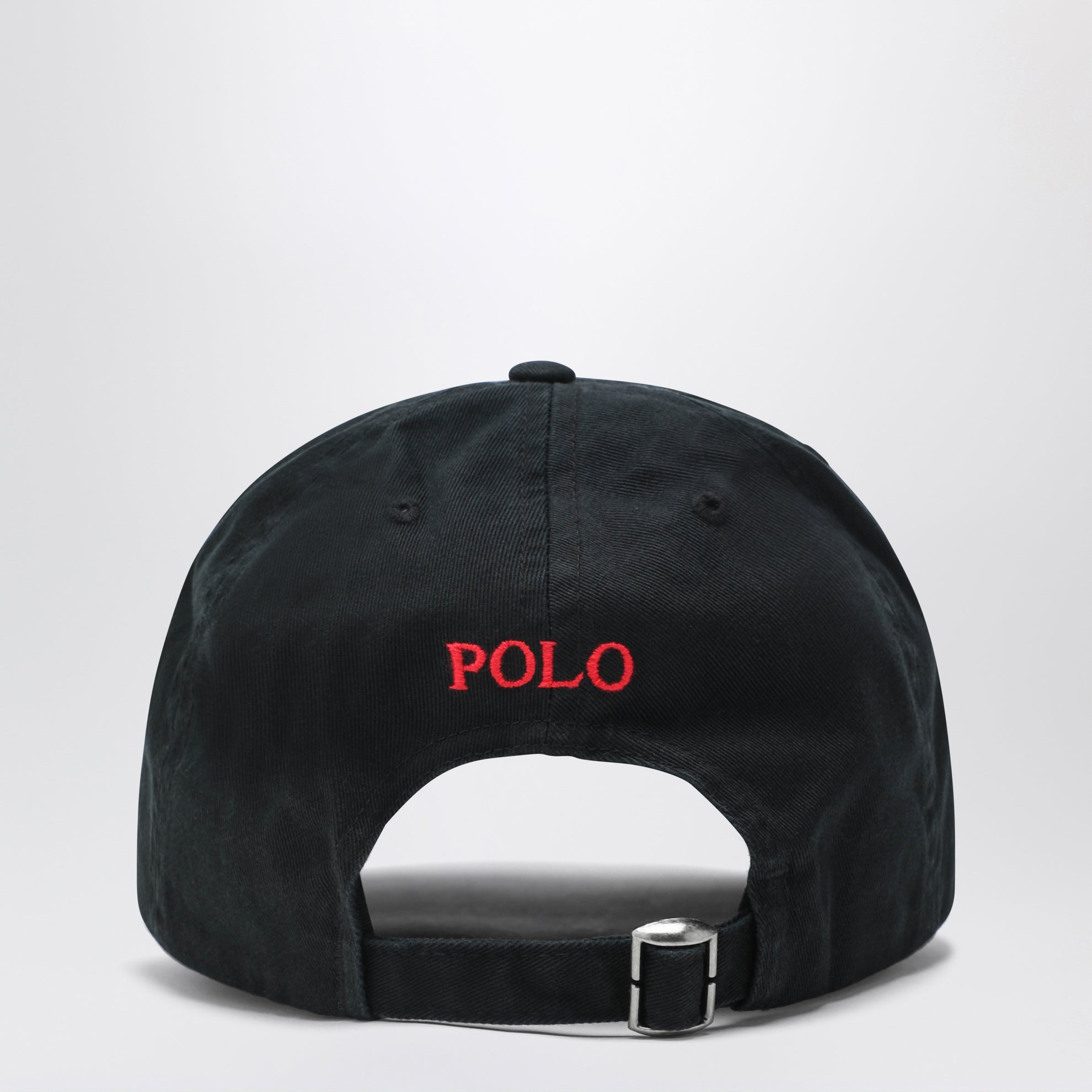 Cappello da baseball nero in cotone