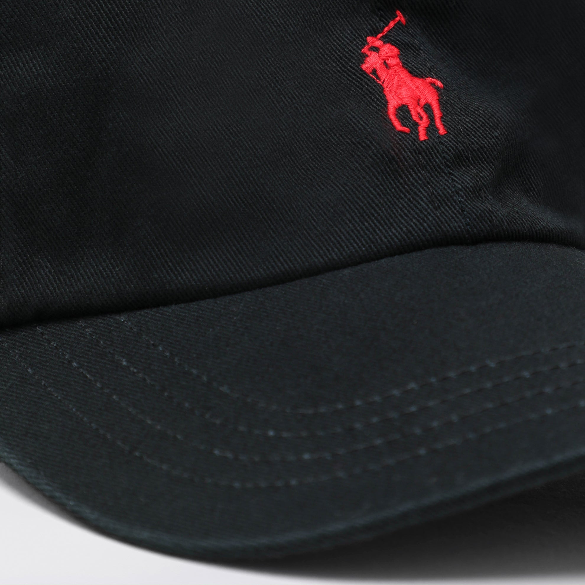 Cappello da baseball nero in cotone
