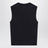 Gilet a trecce in cotone blu navy