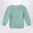Celadon green cable knit cotton jumper